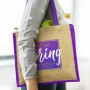 Calico & Jute Bags - Monza Jute Tote Bag