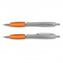 Plastic Promotional Pens - Vistro Silver Barrel Plastic Pen