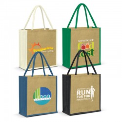 Calico & Jute Bags - Lanza Jute Tote Bag