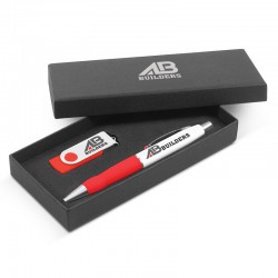 Metal Promotional Pens - Turbo Gift Set