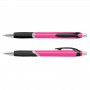 Plastic Promotional Pens - Jet Coloured Barrel Plastic Pen