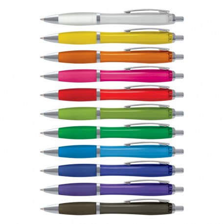 Plastic Promotional Pens - Vistro Translucent Plastic Pen