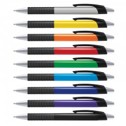 Plastic Promotional Pens - Cleo Coloured Barrel Plastic Pen