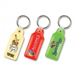 Printed Keyrings - Flexi Resin Key Ring - Rectangle