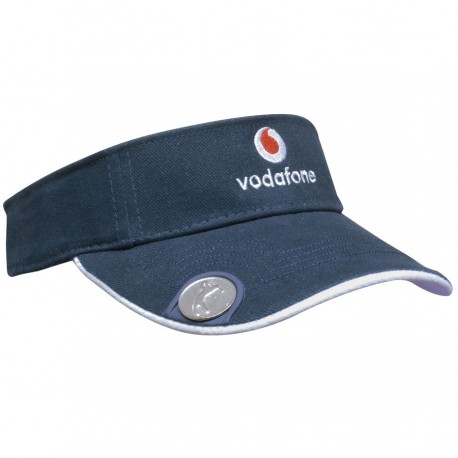 Visors - Brushed Heavy Cotton Visor with Magnetic Ball Marker on Peak