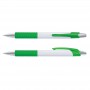 Plastic Promotional Pens - Cleo White Barrel Plastic Pen