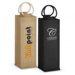 Wine Holders & Carriers - Napoli Jute Wine Carrier