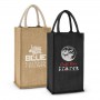 Wine Holders & Carriers - Donato Jute Double Wine Carrier