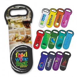 Wine Holders & Carriers - Neoprene Wine Cooler Bag - Full Colour