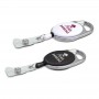 Reusable Coffee Cups - Metal - Evo Retractable ID Holder