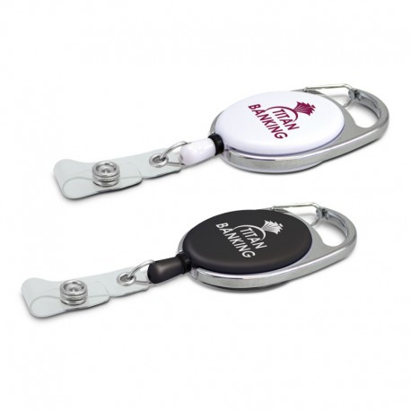 Reusable Coffee Cups - Metal - Evo Retractable ID Holder