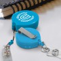 Reusable Coffee Cups - Metal - Alta Retractable ID Holder