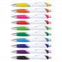 Plastic Promotional Pens - Borg Pen - White Barrel