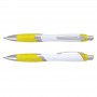 Plastic Promotional Pens - Borg Pen - White Barrel