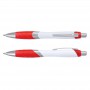 Plastic Promotional Pens - Borg Pen - White Barrel