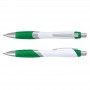Plastic Promotional Pens - Borg Pen - White Barrel