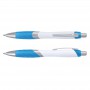 Plastic Promotional Pens - Borg Pen - White Barrel