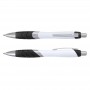 Plastic Promotional Pens - Borg Pen - White Barrel