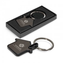 Metal Keyrings - Capital House Key Ring