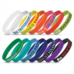 Sunglasses - Silicone Wrist Band - Debossed