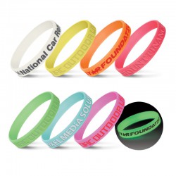 Sunglasses - Silicone Wrist Band - Glow in the Dark