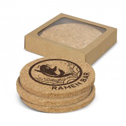 Coasters - Oakridge Cork Coaster Round Set of 4