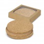Coasters - Oakridge Cork Coaster Round Set of 4