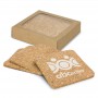 Coasters - Oakridge Cork Coaster Square Set of 4