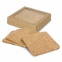 Coasters - Oakridge Cork Coaster Square Set of 4