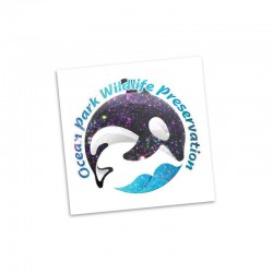 Printed Tattoos - Temporary Tattoo Glitter - 51mm x 51mm