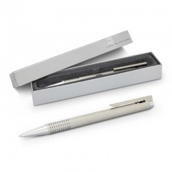 Metal Promotional Pens - Lamy Logo Pen - Brushed Steel