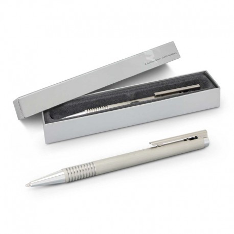 Metal Promotional Pens - Lamy Logo Pen - Brushed Steel