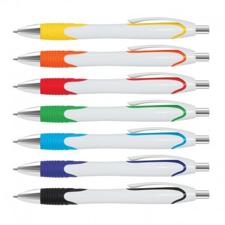 Plastic Promotional Pens - Curve Plastic Pen