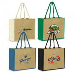 Calico & Jute Bags - Modena Jute Tote Bag