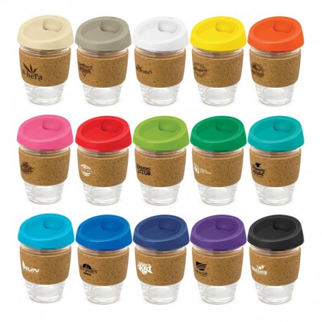 Drink Bottles - Glass - Metro Cup - Cork Band