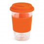 Reusable Coffee Cups - Aztec Double Wall Glass Cup