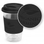 Reusable Coffee Cups - Aztec Double Wall Glass Cup