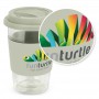 Reusable Coffee Cups - Aztec Double Wall Glass Cup