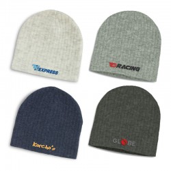 Beanies - Nebraska Heather Cable Knit Beanie