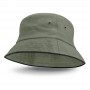 Wide Brim Hats - Bondi Bucket Hat - Black Sandwich Trim