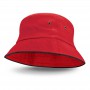 Wide Brim Hats - Bondi Bucket Hat - Black Sandwich Trim
