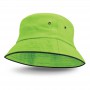 Wide Brim Hats - Bondi Bucket Hat - Black Sandwich Trim