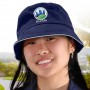 Wide Brim Hats - Bondi Bucket Hat - White Sandwich Trim