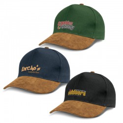 Caps - Outback Suede Peak Cap