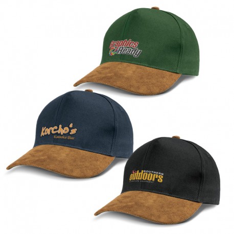 Caps - Outback Suede Peak Cap