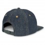 Caps - Denim Flat Peak Cap