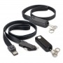 Custom Printed Lanyards - Artex 3-in-1 Charging Lanyard