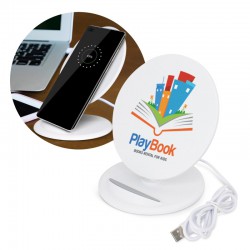 Shopping Tote Bags - Phaser Wireless Charging Stand - Round