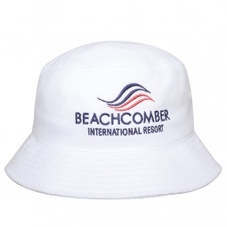 Wide Brim Hats - Double Pique Mesh Bucket Hat