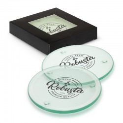 Coasters - Venice Glass Coaster Set of 4 - Round